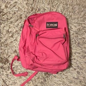 Hot pink jansport backpack